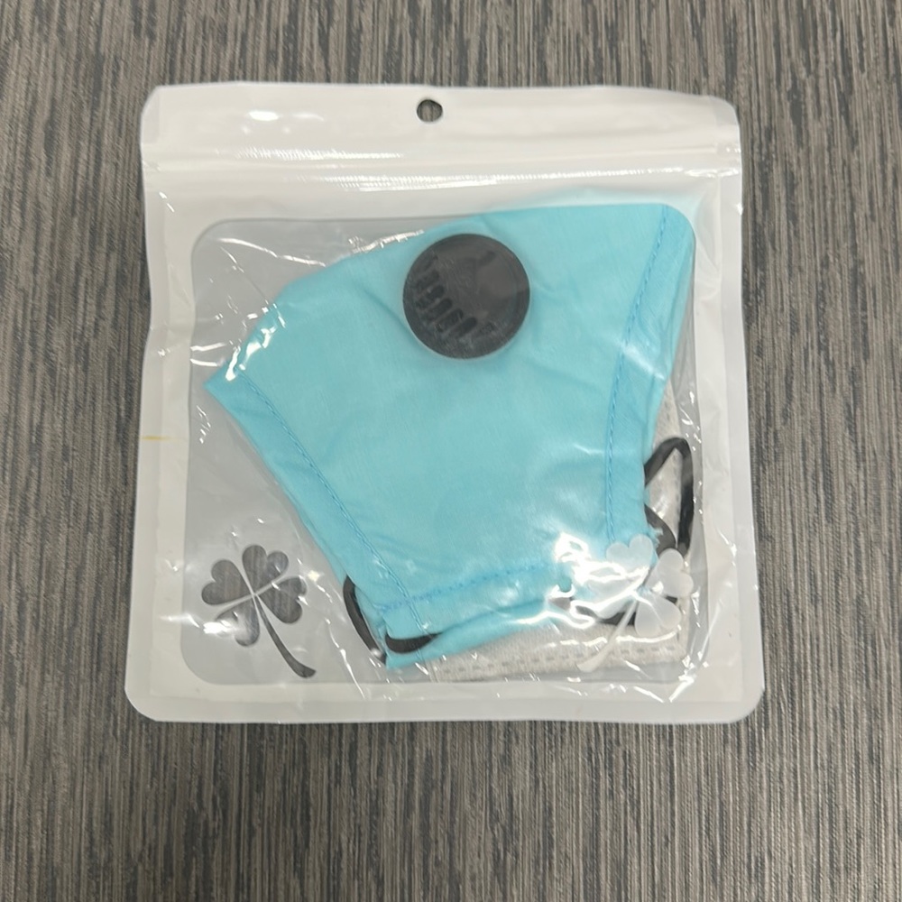Teal Face Mask with Vent